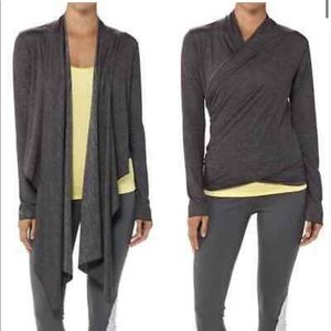 Patagonia Glorya Crop Light Wrap Cardigan Women's small gray